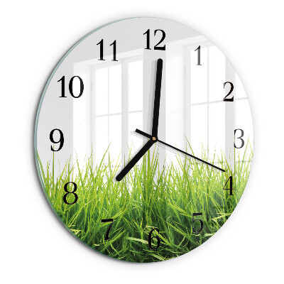 Reloj de pared redondo Césped