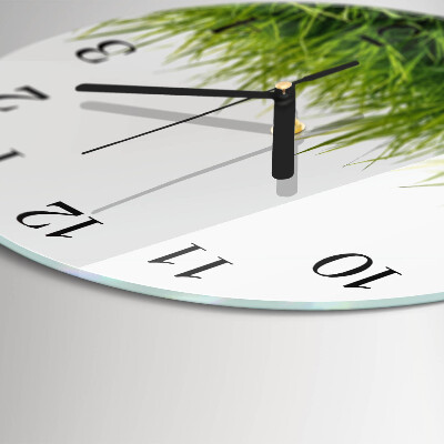 Reloj de pared redondo Césped