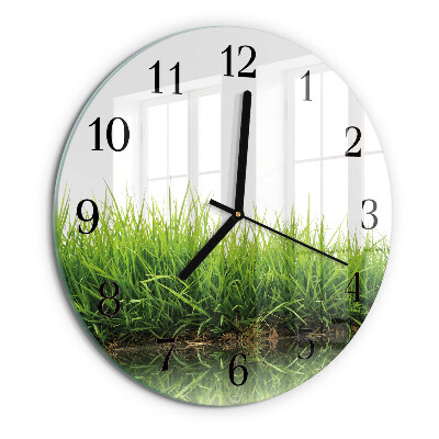 Reloj de pared redondo Césped