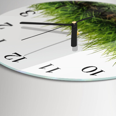 Reloj de pared redondo Césped