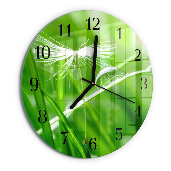 Reloj de pared redondo Césped