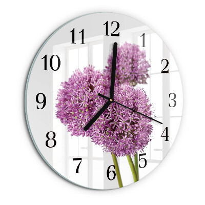 Reloj de pared redondo Flor