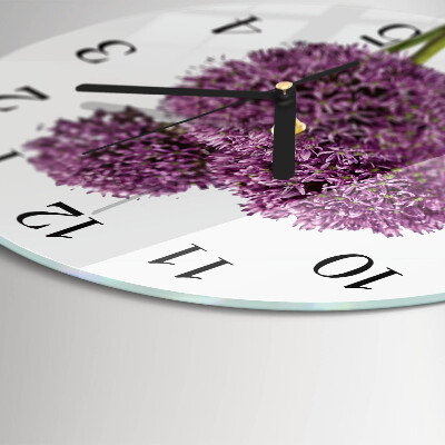 Reloj de pared redondo Flor