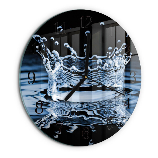 Reloj de pared redondo Agua