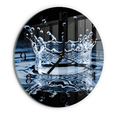 Reloj de pared redondo Agua