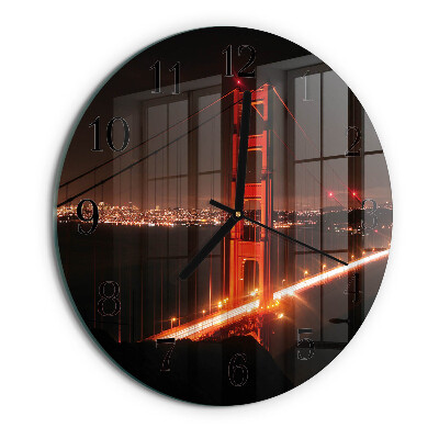 Reloj de pared redondo Puente