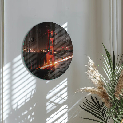 Reloj de pared redondo Puente