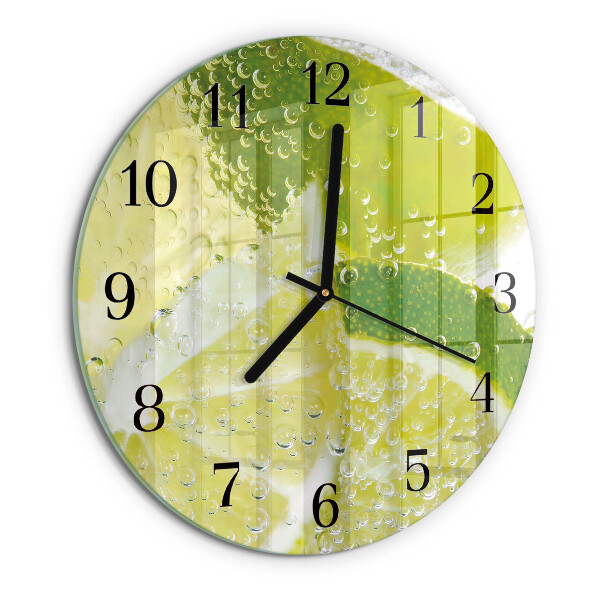 Reloj de pared redondo Agua de cal