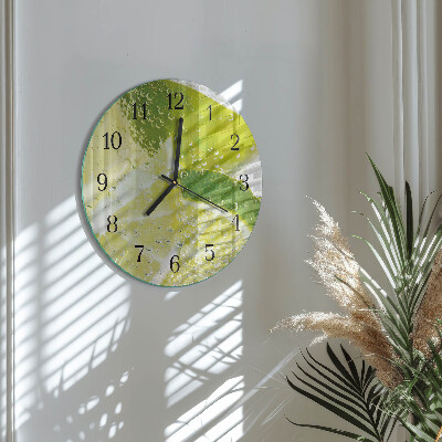 Reloj de pared redondo Agua de cal