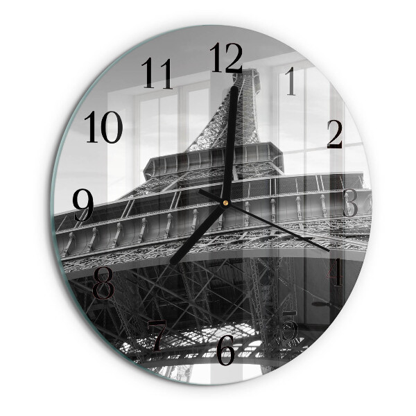 Reloj de pared redondo Torre Eiffel de París