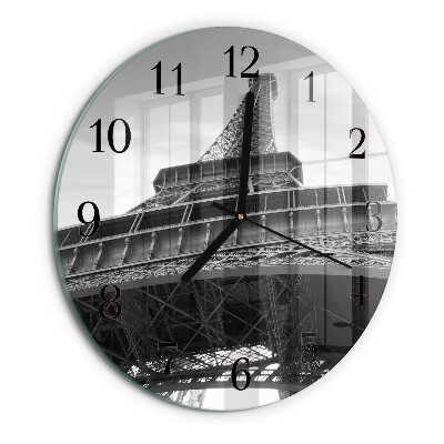 Reloj de pared redondo Torre Eiffel de París