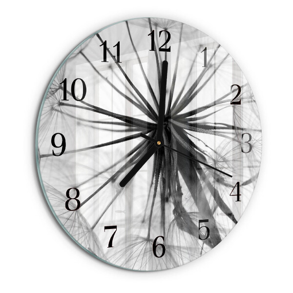Reloj de pared redondo Diente de león