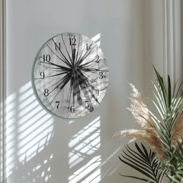 Reloj de pared redondo Diente de león