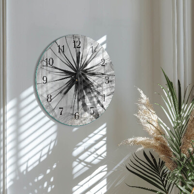 Reloj de pared redondo Diente de león