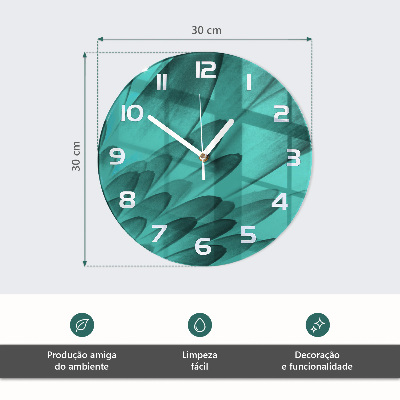 Reloj de pared redondo Diente de león