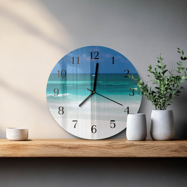 Reloj de pared redondo Playa Mar