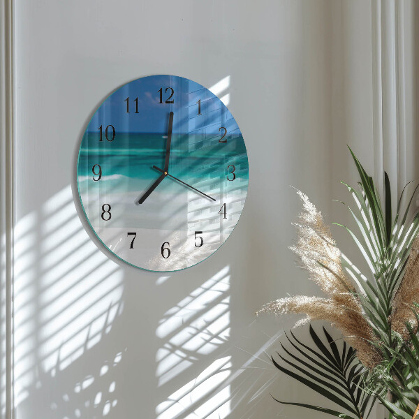 Reloj de pared redondo Playa Mar