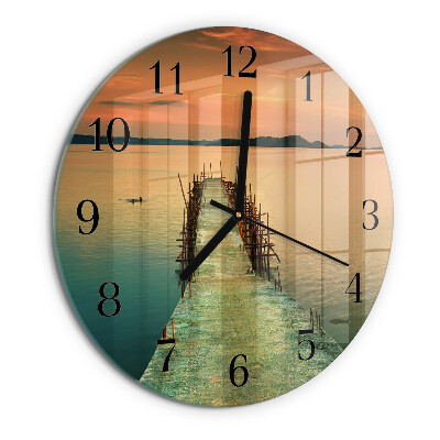 Reloj de pared redondo Red