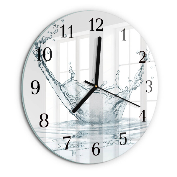 Reloj de pared redondo Agua