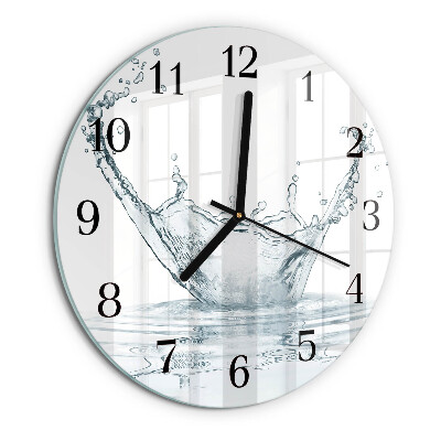 Reloj de pared redondo Agua