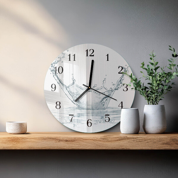 Reloj de pared redondo Agua