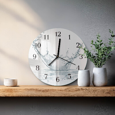 Reloj de pared redondo Agua