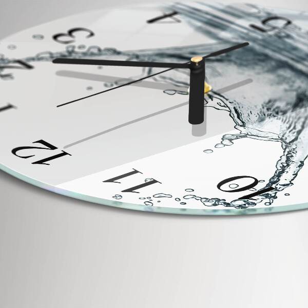 Reloj de pared redondo Agua