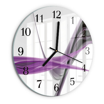 Reloj de pared redondo Humo abstracto