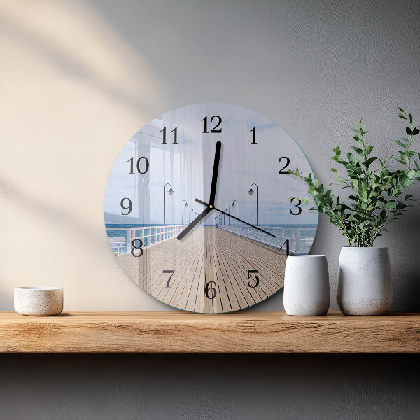 Reloj de pared redondo Muelle