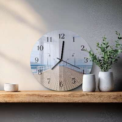 Reloj de pared redondo Muelle