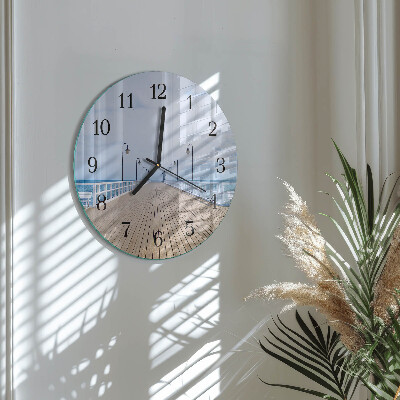 Reloj de pared redondo Muelle