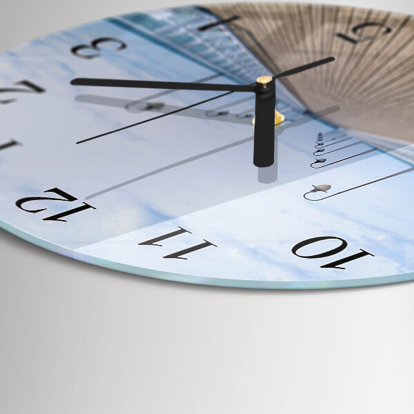 Reloj de pared redondo Muelle