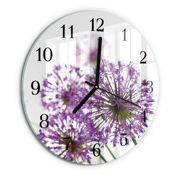 Reloj de pared redondo Flor