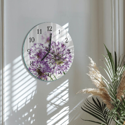 Reloj de pared redondo Flor