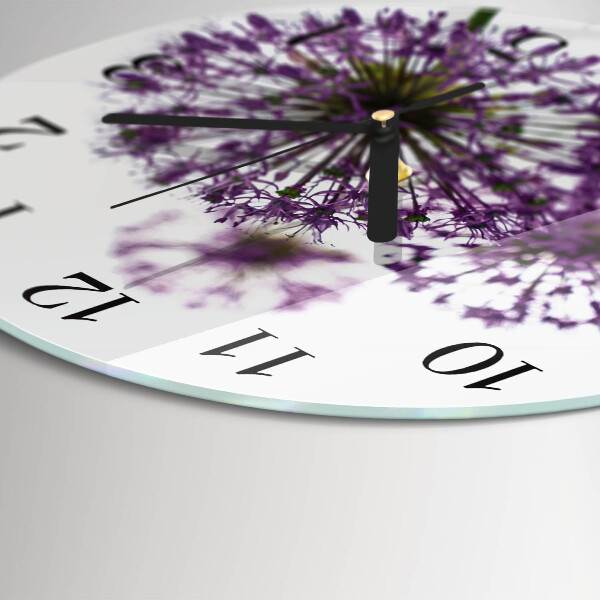 Reloj de pared redondo Flor