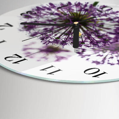 Reloj de pared redondo Flor