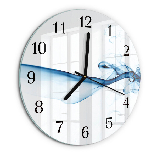 Reloj de pared redondo Humo abstracto