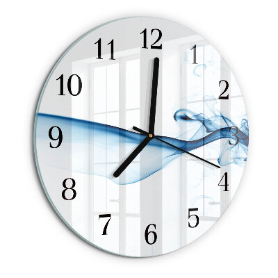 Reloj de pared redondo Humo abstracto