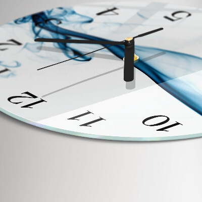 Reloj de pared redondo Humo abstracto