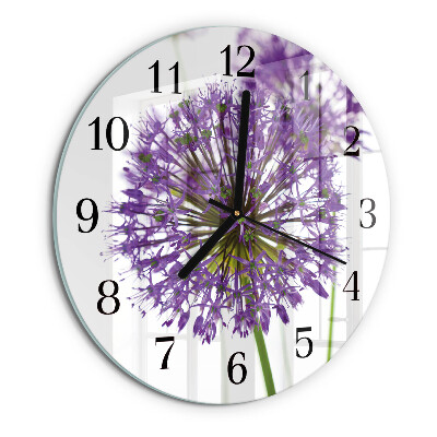 Reloj de pared redondo Flor