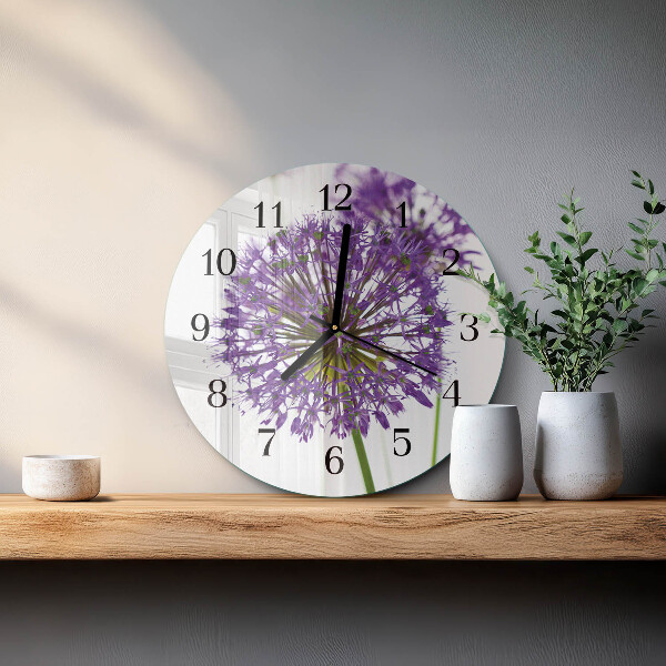 Reloj de pared redondo Flor