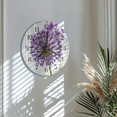 Reloj de pared redondo Flor