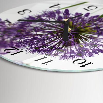 Reloj de pared redondo Flor