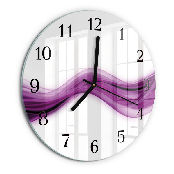 Reloj de pared redondo Líneas abstractas