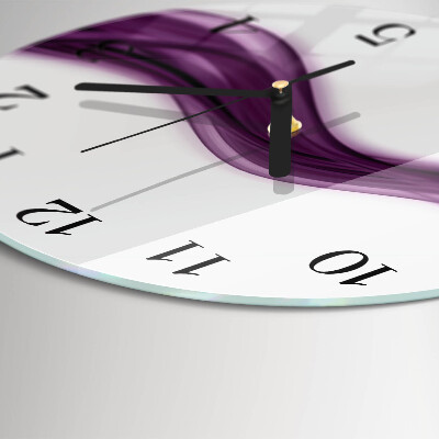 Reloj de pared redondo Líneas abstractas