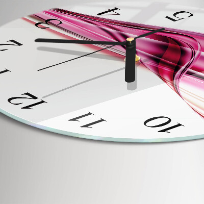 Reloj de pared redondo Líneas abstractas