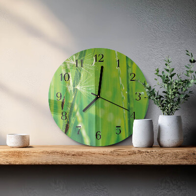 Reloj de pared redondo Césped