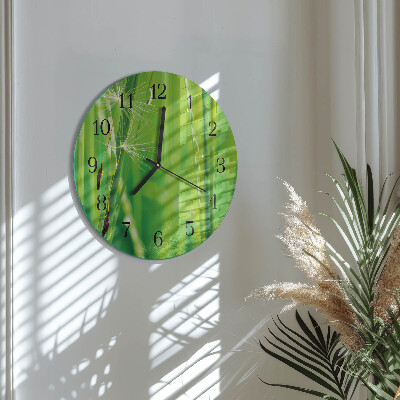 Reloj de pared redondo Césped