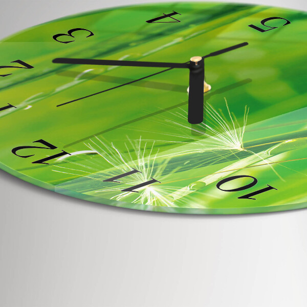 Reloj de pared redondo Césped