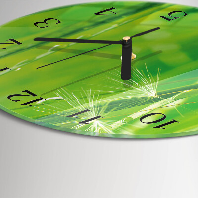 Reloj de pared redondo Césped